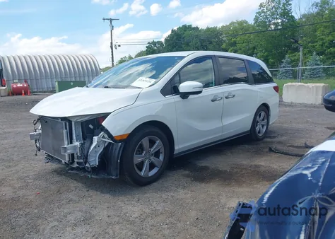 2019 Honda Odyssey Ex from USA, damaged, VIN 5FNRL6H55KB098240